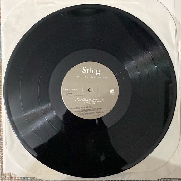 Sting - “…Nothing like the Sun” vinyl record - 1987 A&M Records - Picture 9 of 11